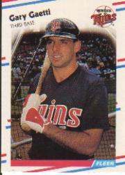 1988 Fleer Baseball Cards      010      Gary Gaetti
